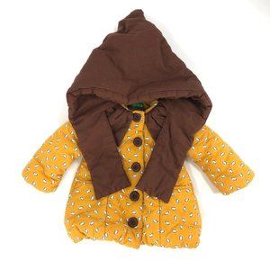 Bonjour Annika hooded button warm jacket